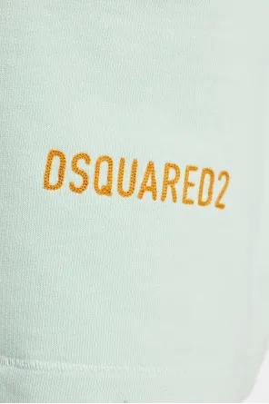 Dsquared2 Logo Embroidered Drawstring Shorts