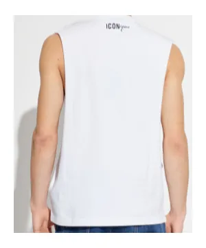 Dsquared2 Graphic-Print Crewneck Tank Top