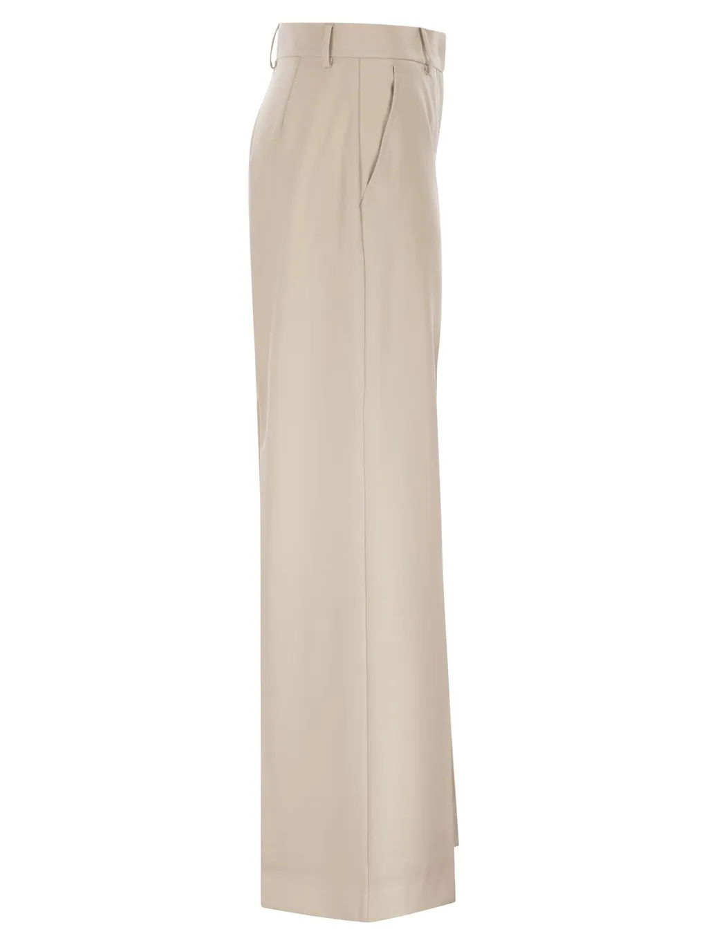 Casual Pants With Belt Loops