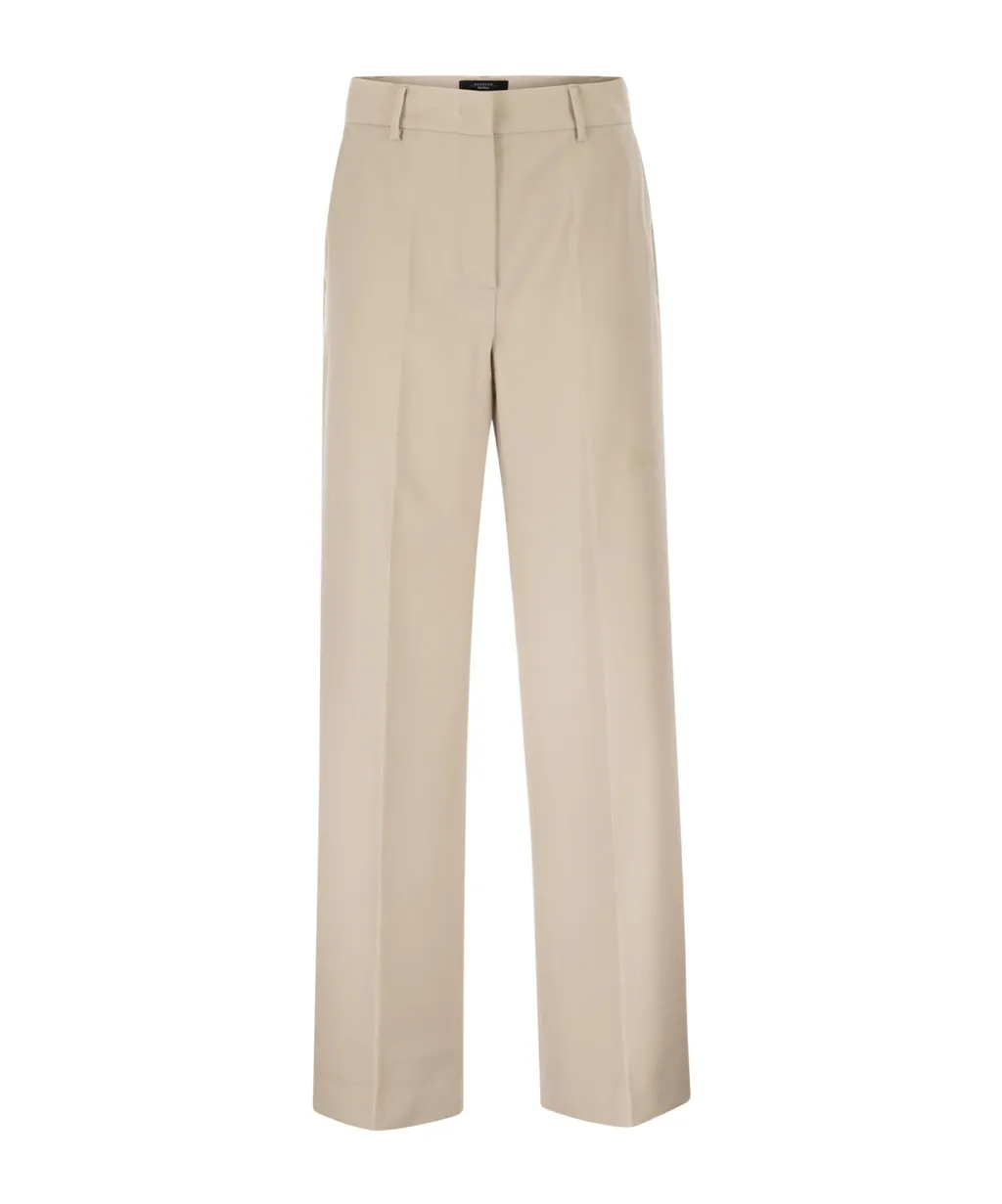 Casual Pants With Belt Loops