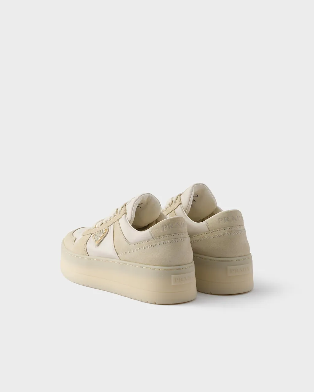 Downtown Bold Re-Nylon And Suede Sneakers