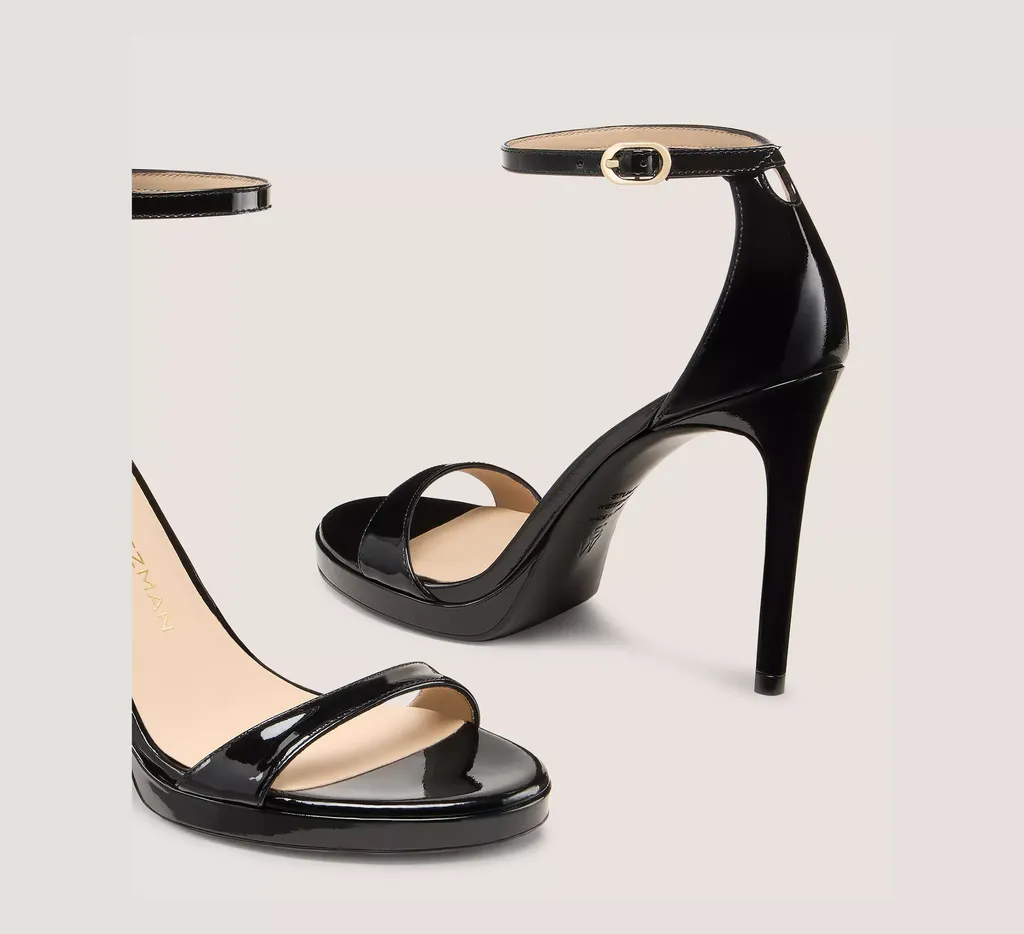Nudist Platform High-Heeled Sandals