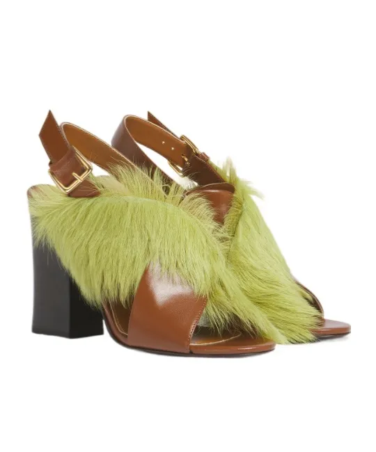 Marni Block-Heeled Slingback Sandals