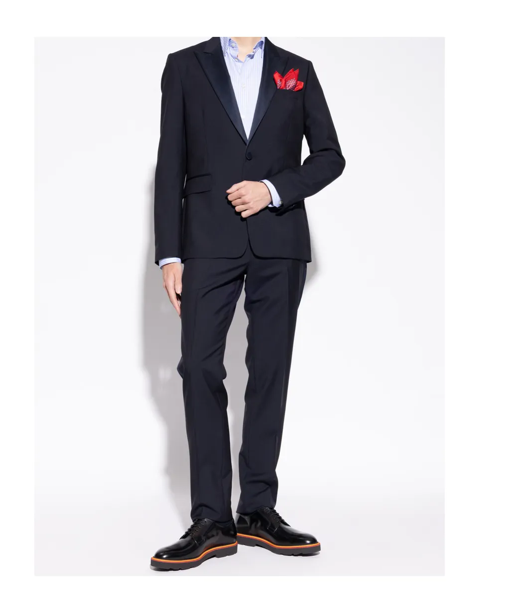 Paul Smith Almond-Toe Lace-Up Derby Shoes