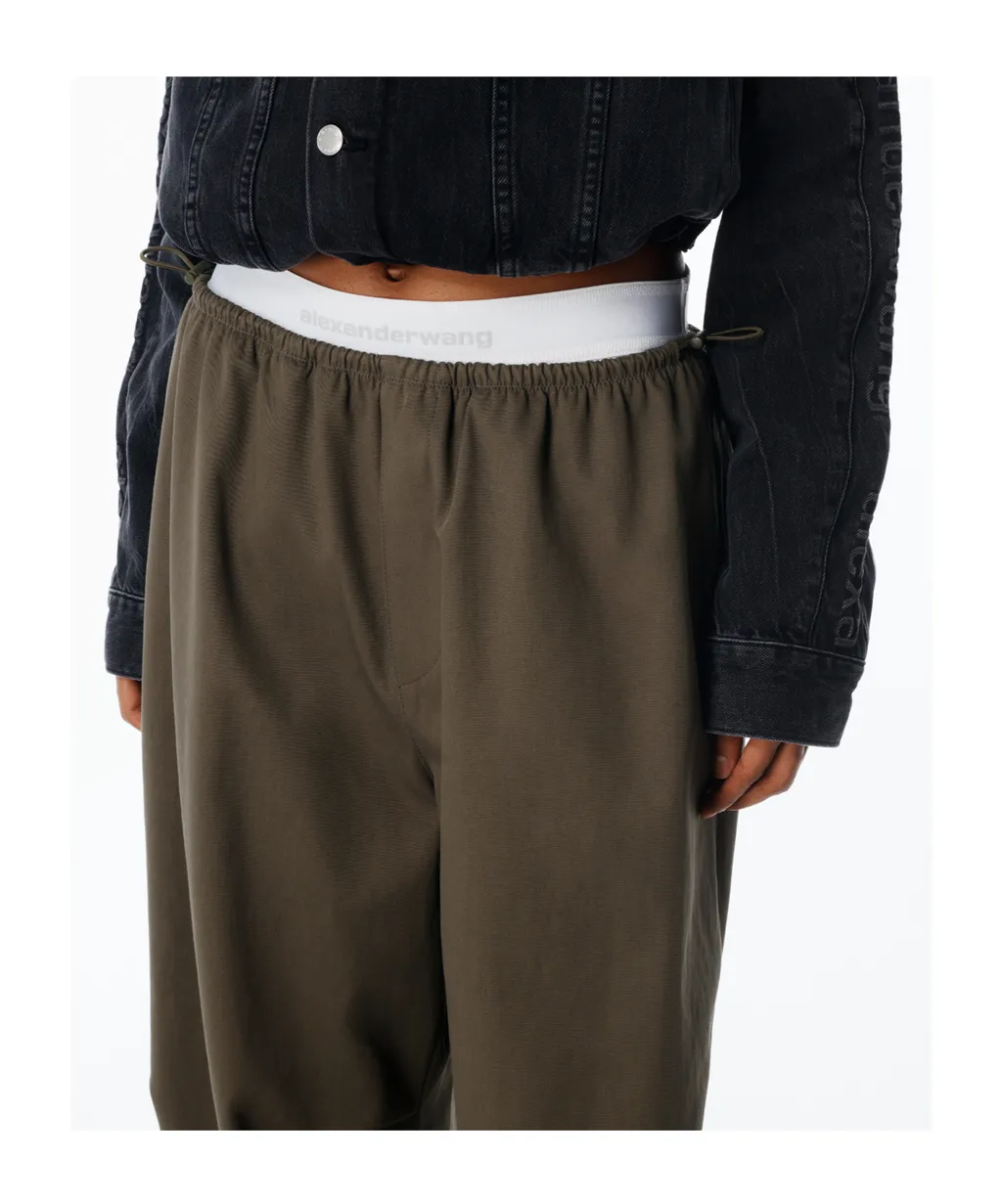 Alexander Wang Double Layer Waist Trousers