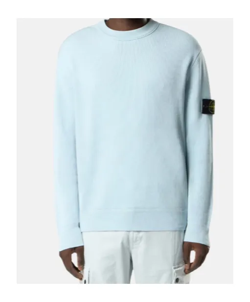 Stone Island Logo Patch Crewneck Sweatshirt