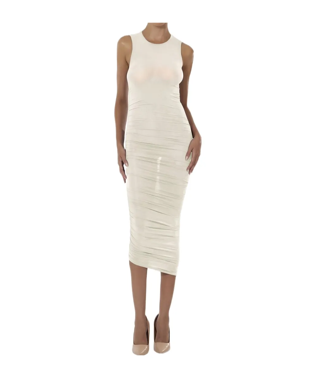 Drape Midi Dress