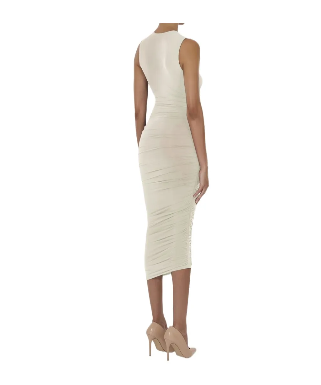Drape Midi Dress