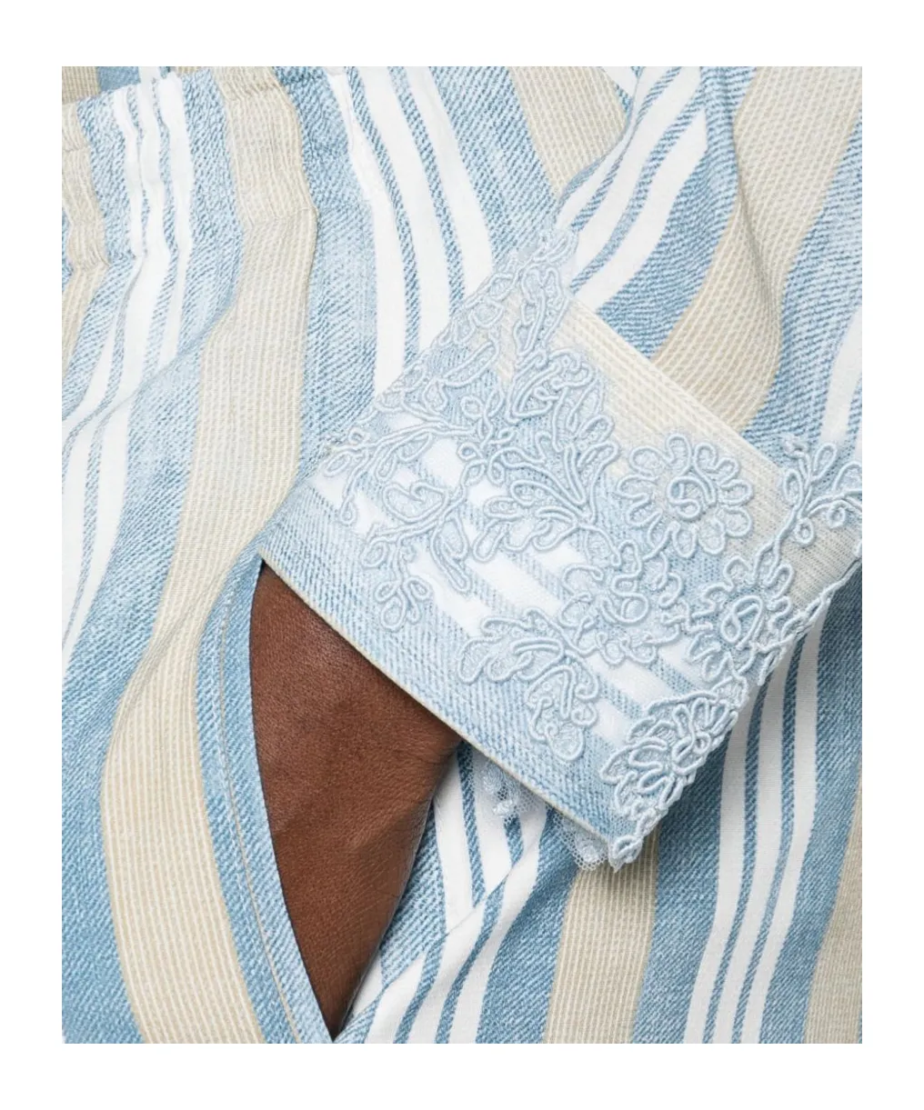 Striped Lace Shirt