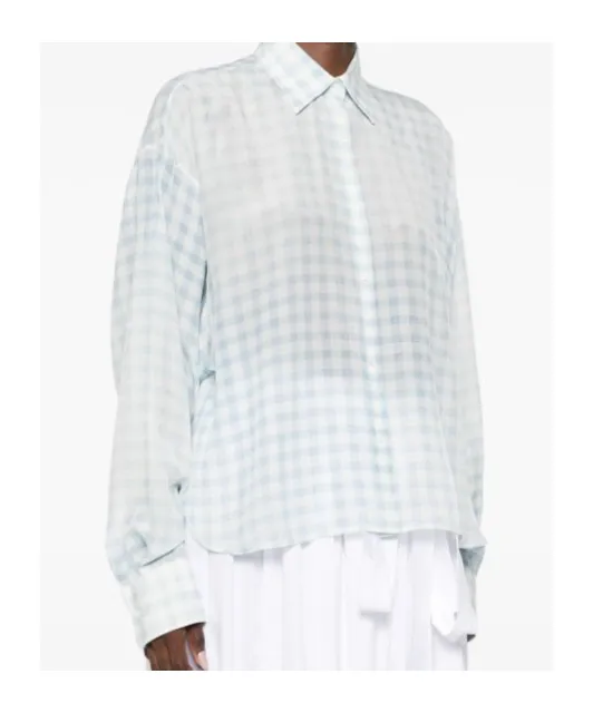 Ermanno Scervino Long Sleeved Checked Shirt
