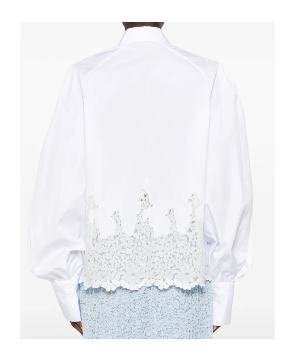 Ermanno Scervino Long Sleeved Lace Shirt