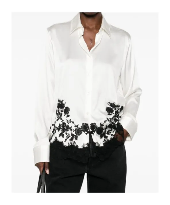Lace Embroidered Shirt