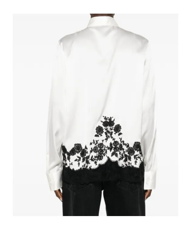 Lace Embroidered Shirt