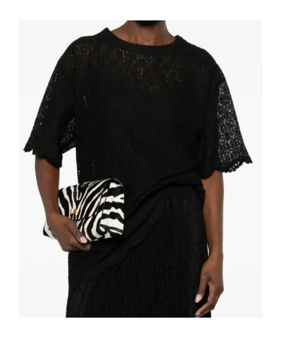 Lace Scalloped Top