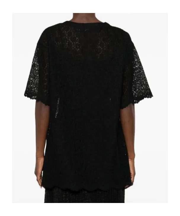Lace Scalloped Top