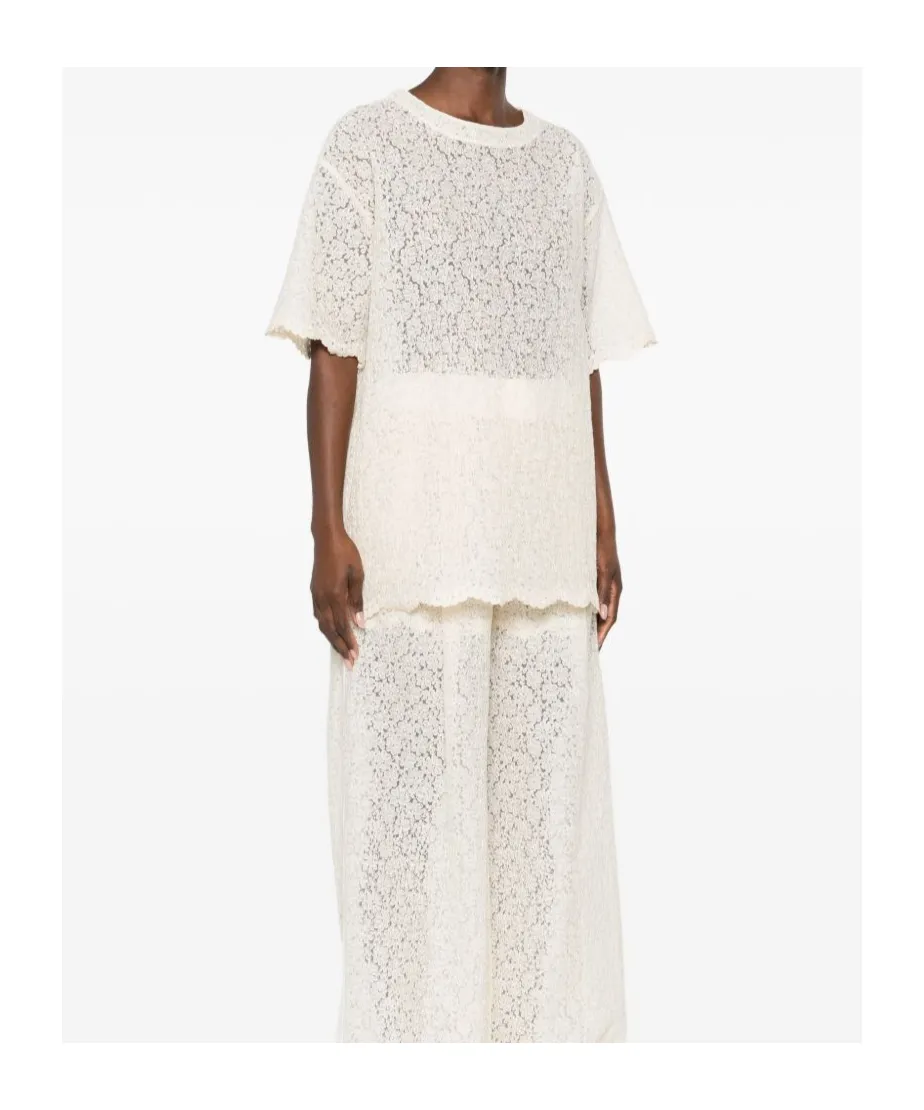 Scalloped Lace Top