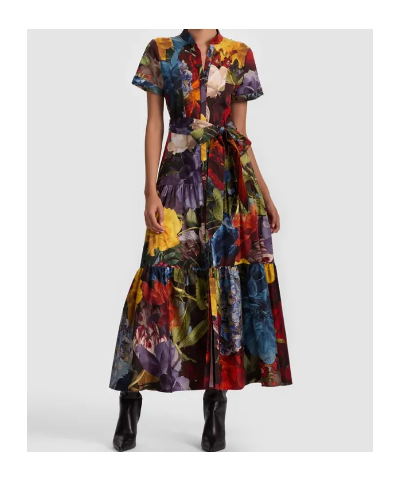 Lucy Tie Midi Dress