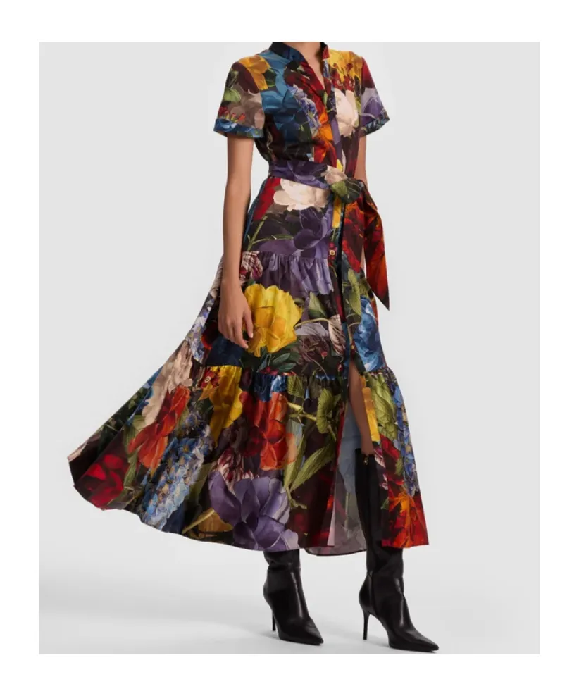 Lucy Tie Midi Dress