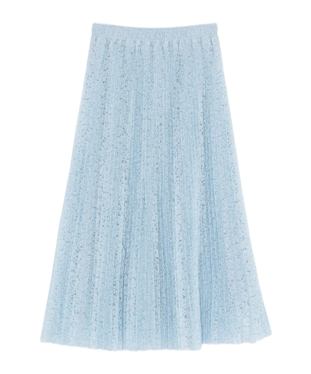 Pleated Midi Skirt