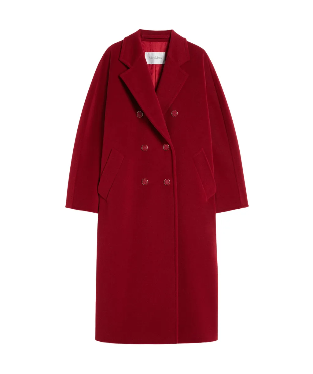 Wool And Cashmere Long-Sleeved Coat