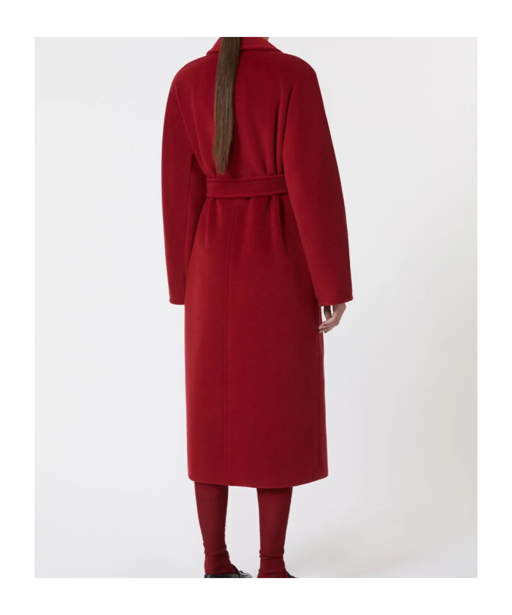 Wool And Cashmere Long-Sleeved Coat
