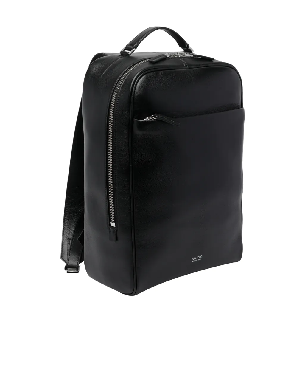 Tom Ford Logo Printed Zipped Backpack