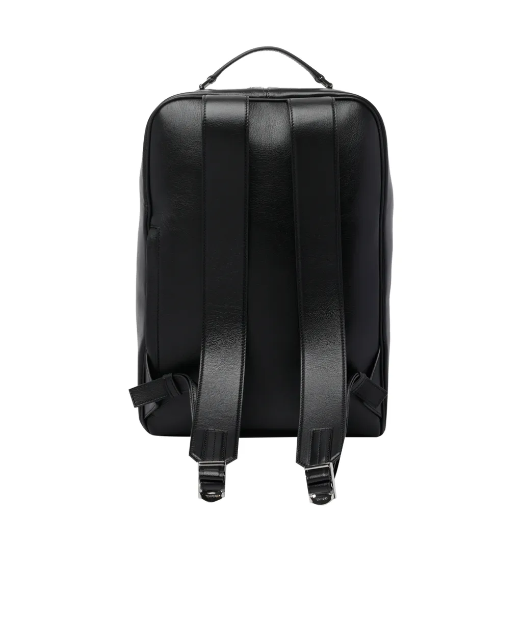 Tom Ford Logo Printed Zipped Backpack