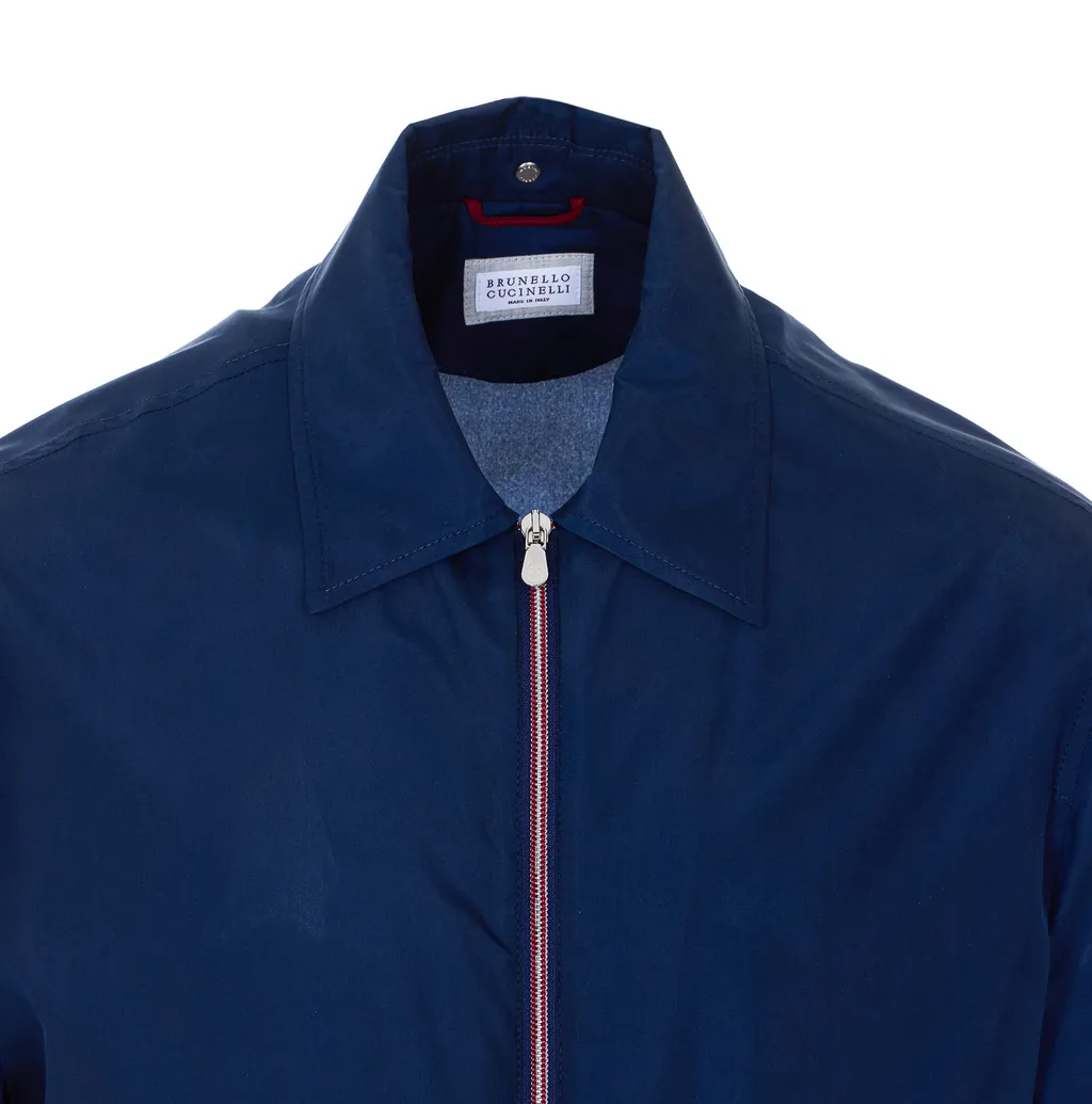 Brunello Cucinelli Zip-Up Shirt Jacket
