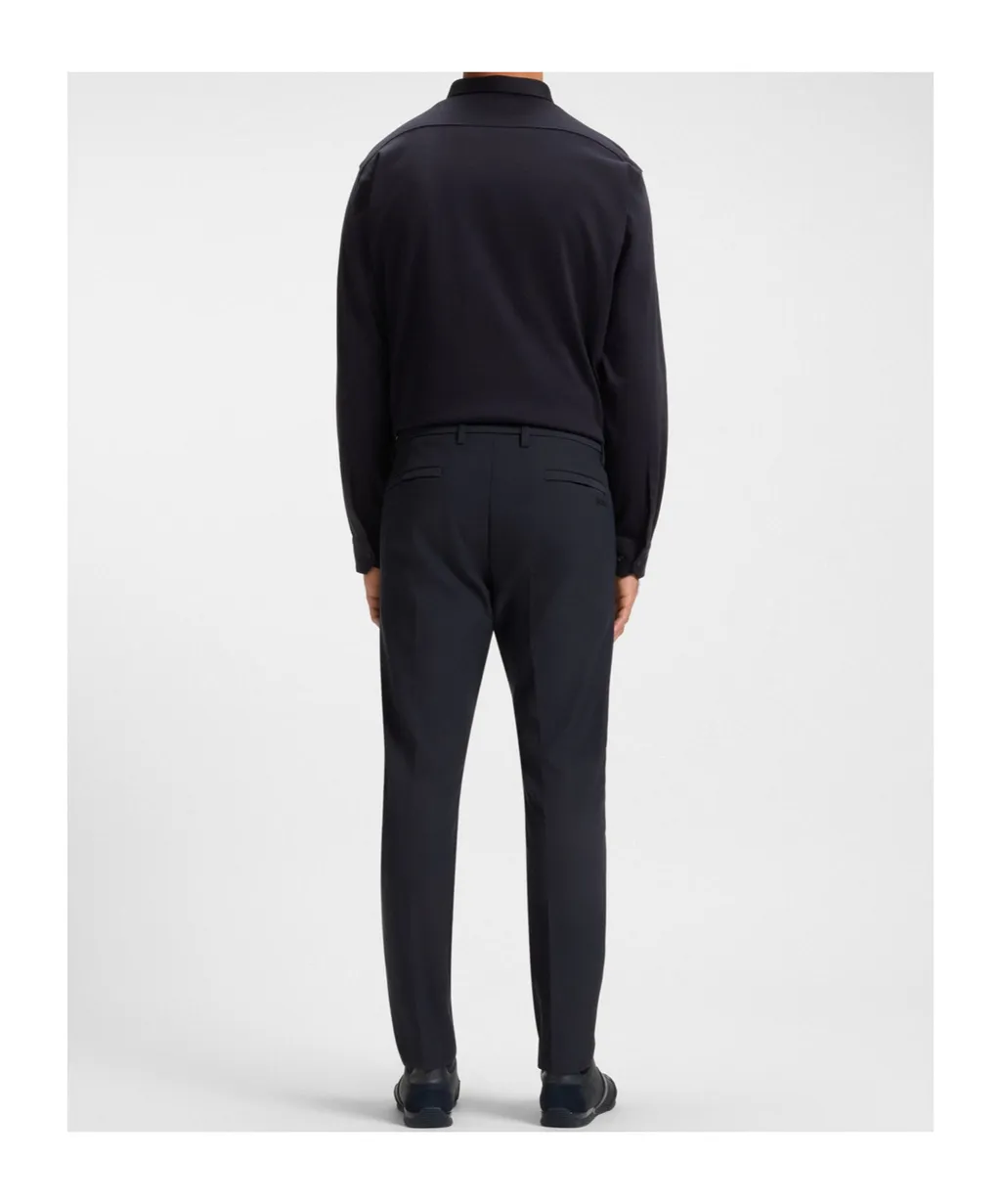 Slim-Fit Trousers In Water-Repellent Easy-Iron Fabric