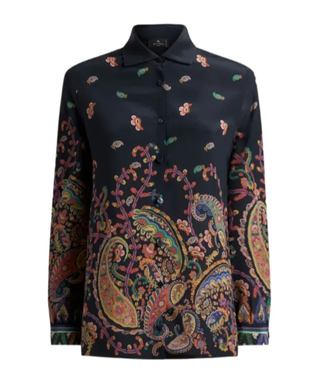 Etro Floral Paisley Printed Shirt