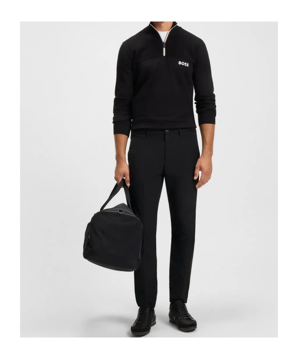 Slim-Fit Trousers In Water-Repellent Easy-Iron Fabric