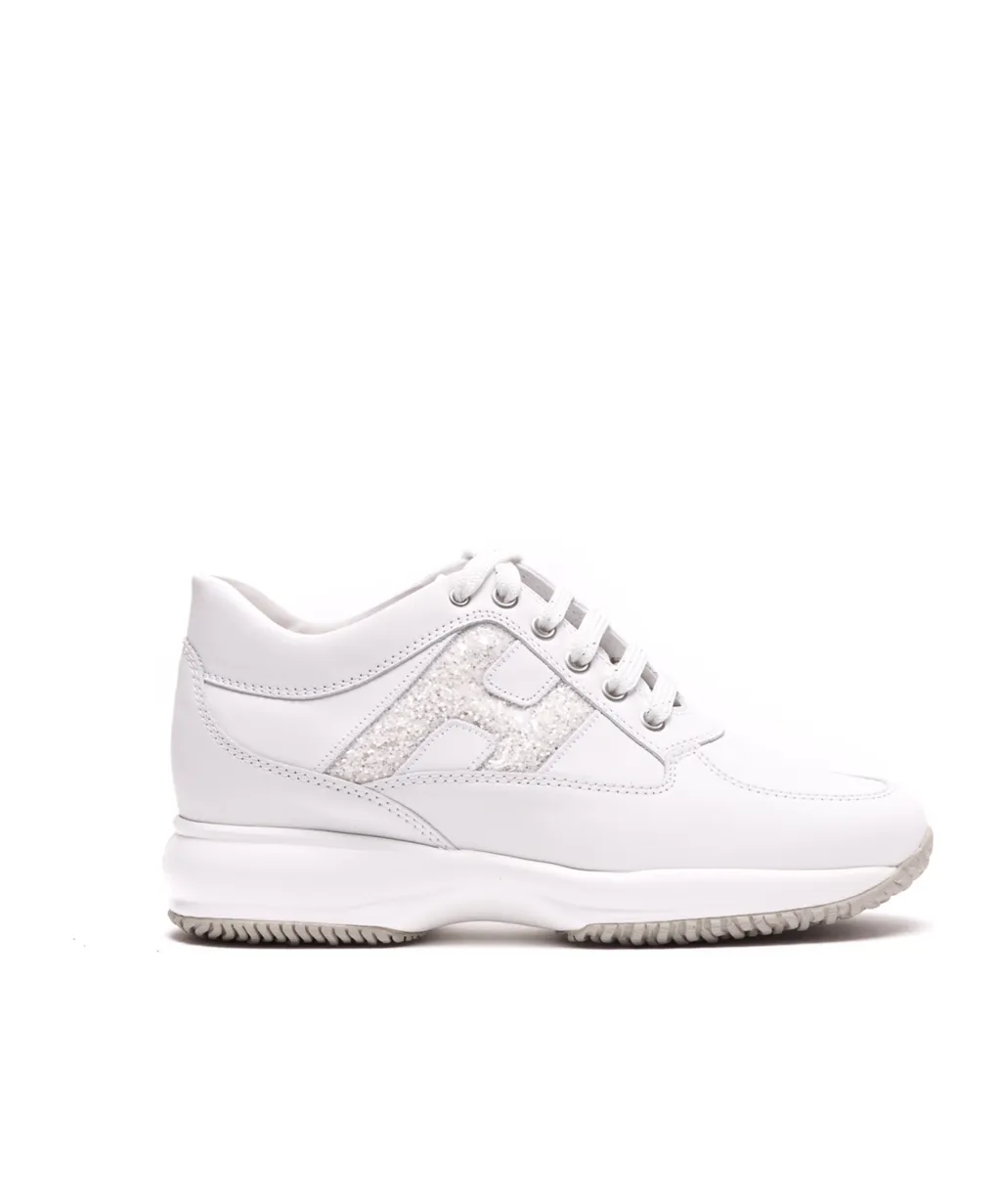 Hogan Embellished Lace-Up Sneakers
