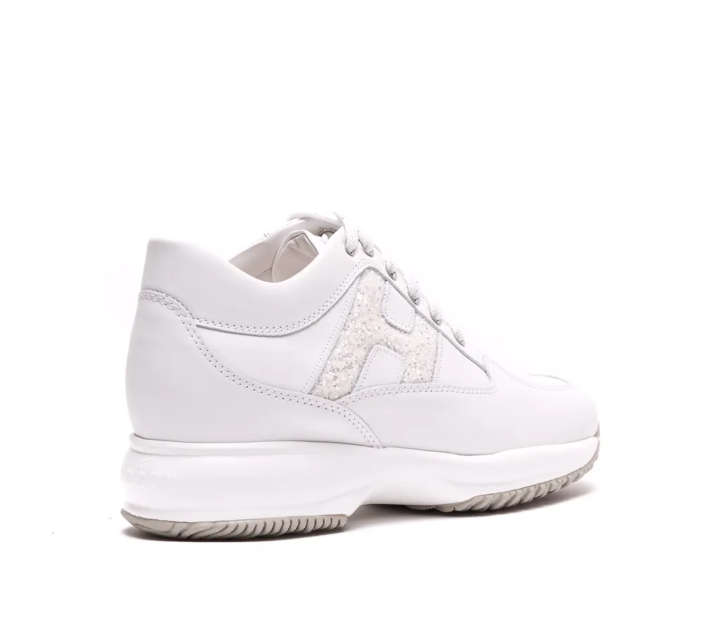 Hogan Embellished Lace-Up Sneakers
