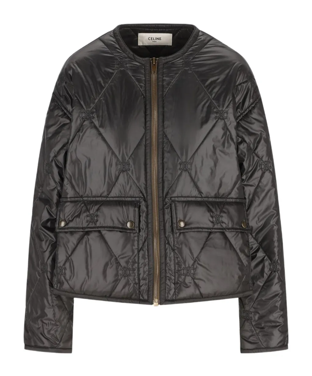 Quilted Jacket In Light Nylon