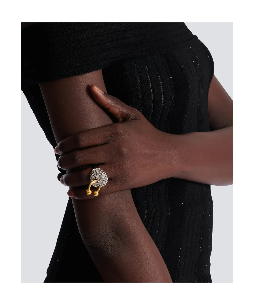 Balmain Piercing Embellished Ring