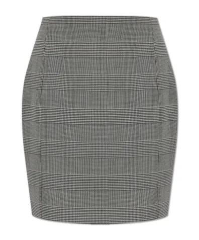Balmain Houndstooth Mini Skirt