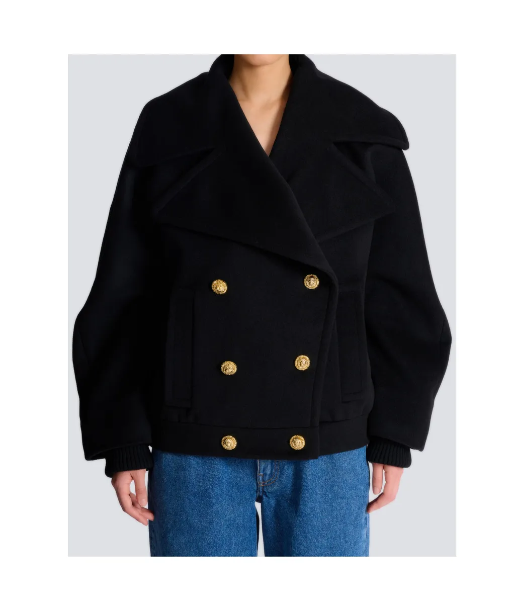 Balmain Double-Breasted Button Detailed Jacket