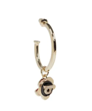 Round Earrings With Pendants