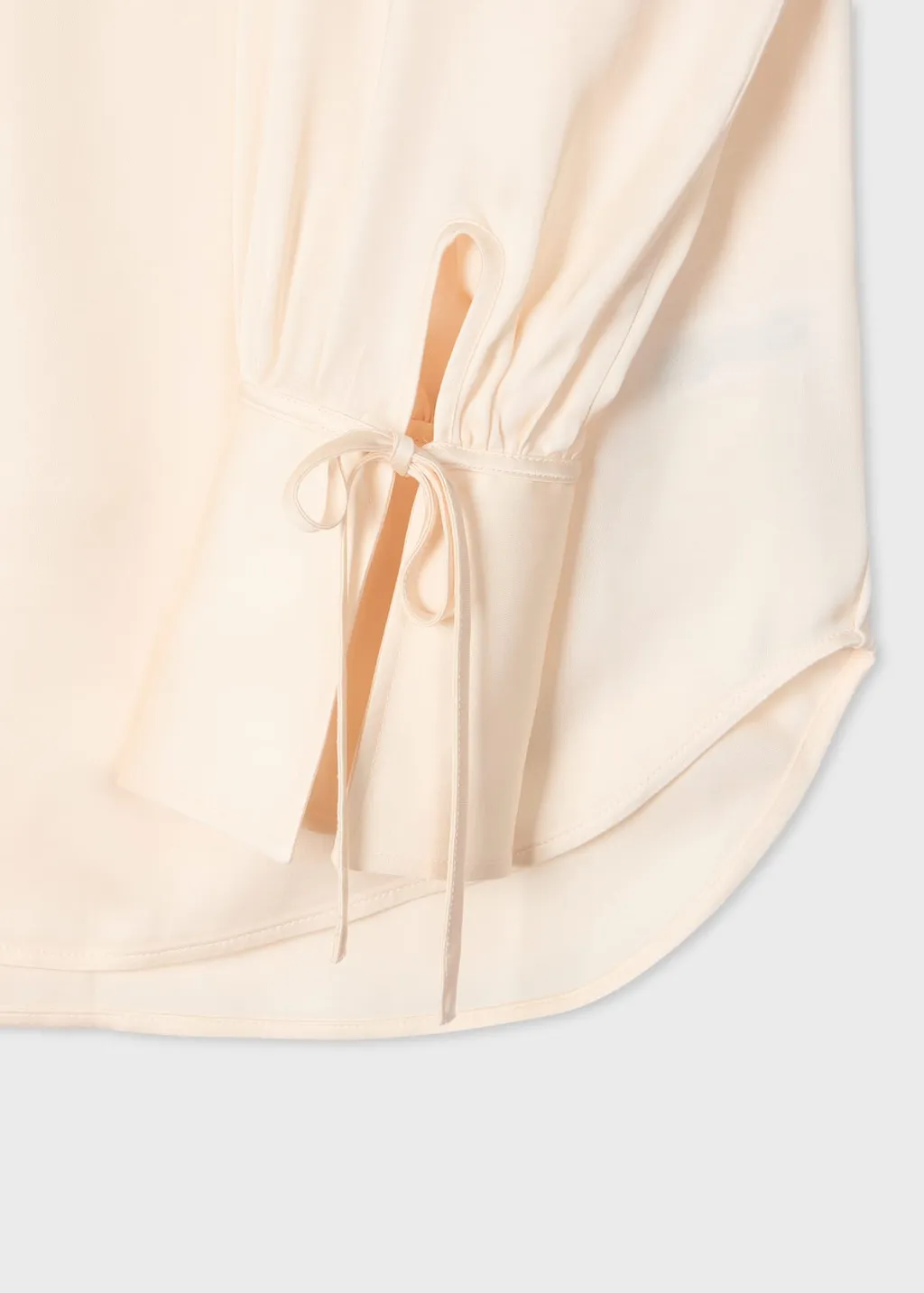 Ps Paul Smith Pleated Satin Shirt