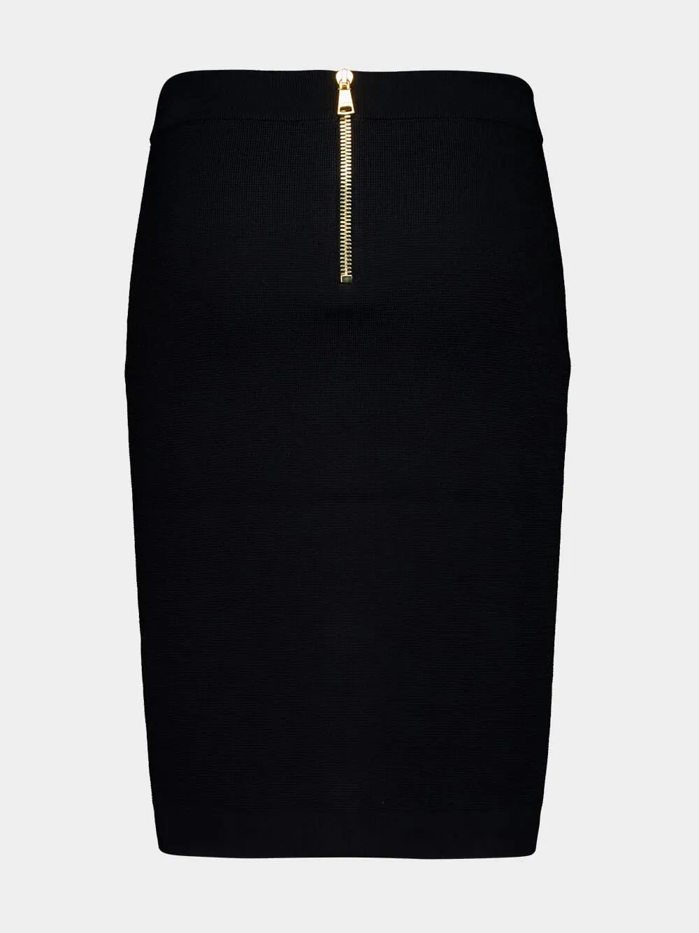 Balmain Button Detailed Pencil Skirt