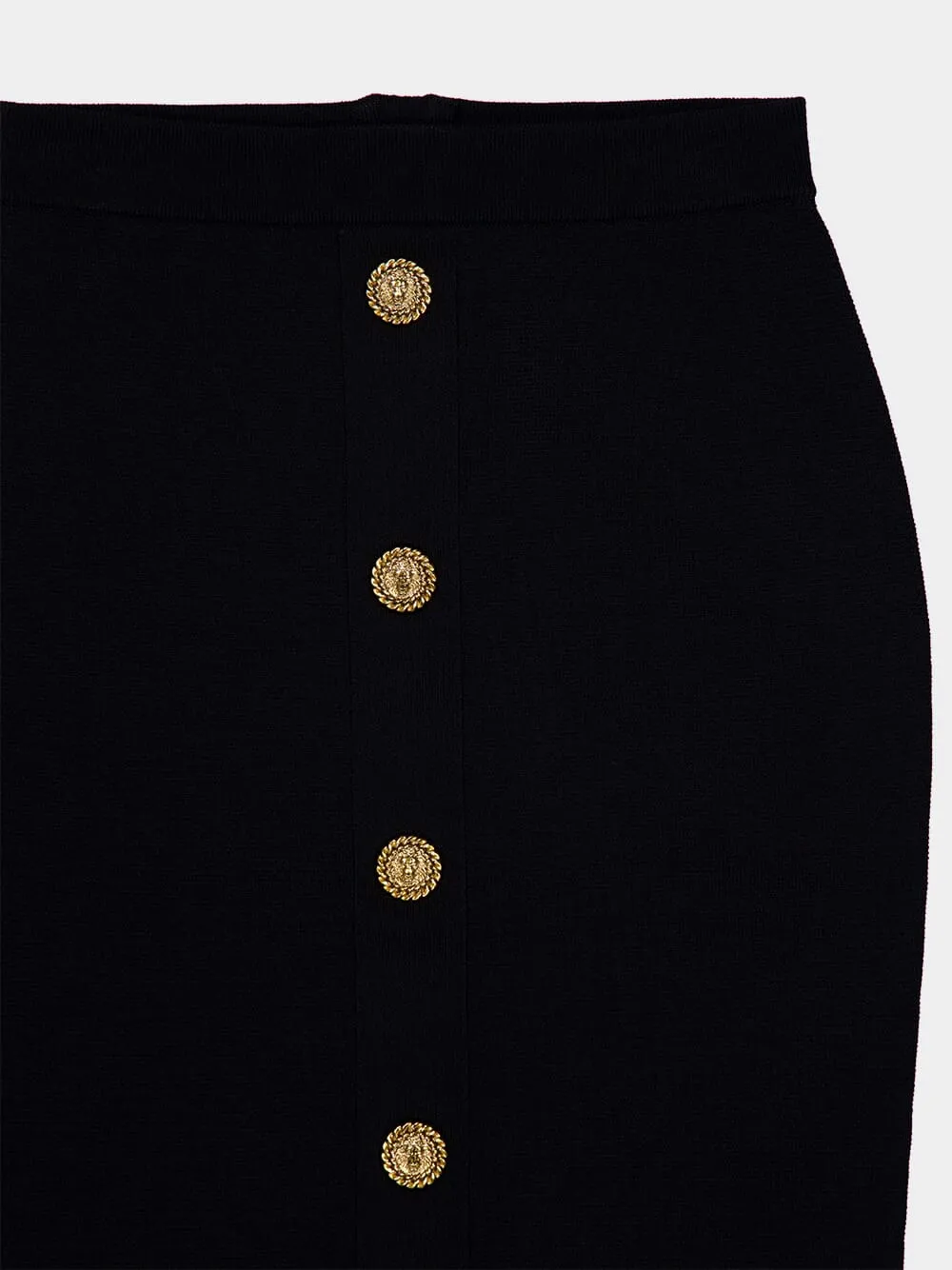 Balmain Button Detailed Pencil Skirt
