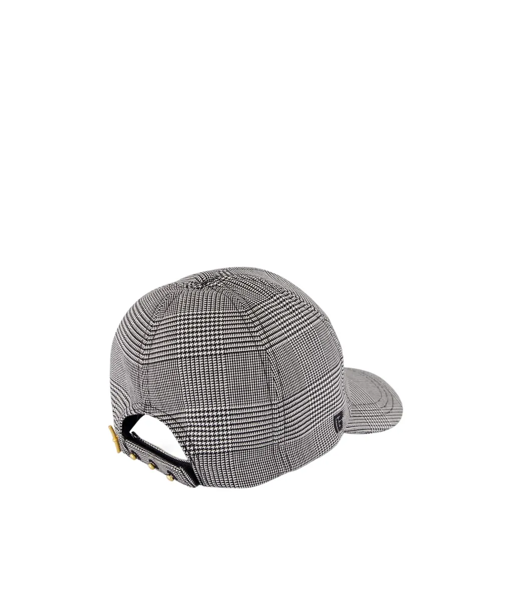 Balmain Checkered Baseball Cap
