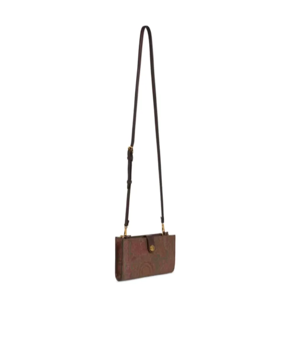 Etro Essential Arnica Wallet With Shoulder Strap