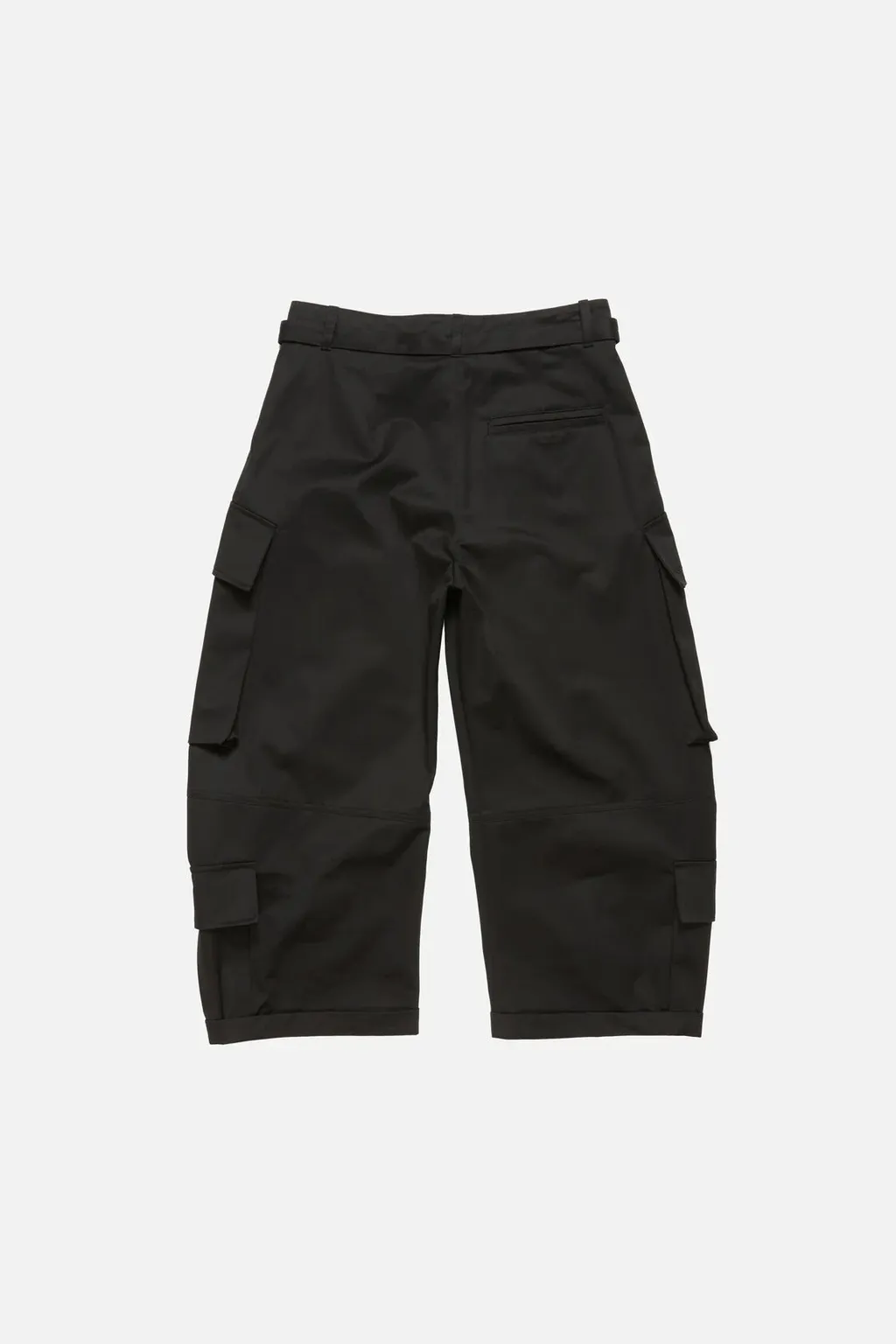 Belt-Detail Cargo Trousers