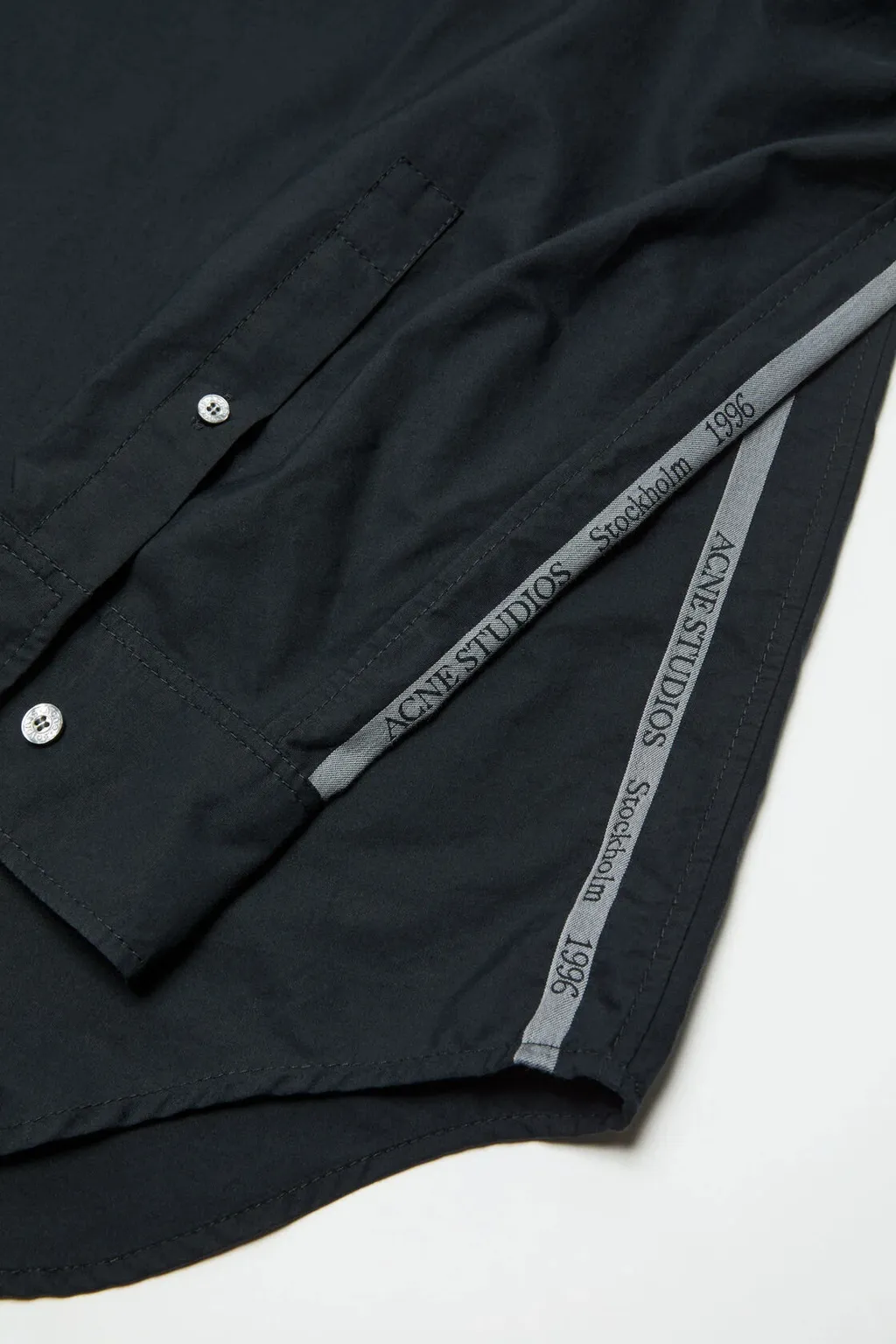 Acne Studios Striped Button-Up Shirt