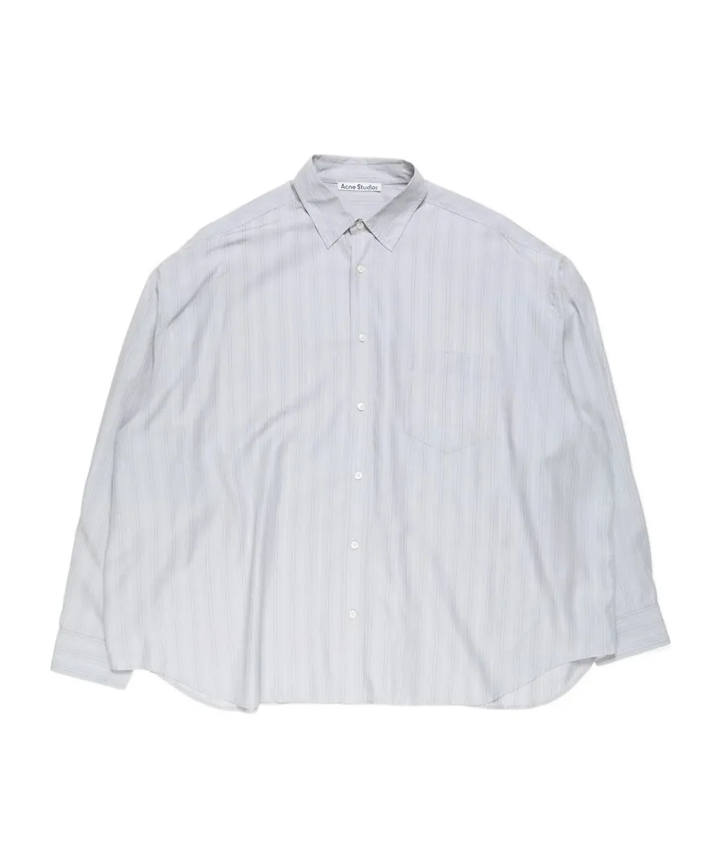 Acne Studios Striped Button-Up Shirt
