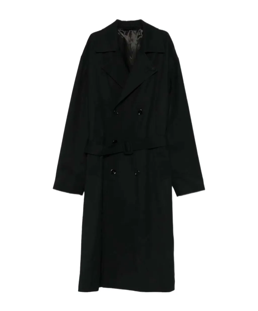 Belted Double-Breasted Coat