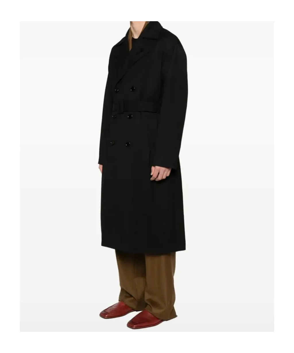 Belted Double-Breasted Coat