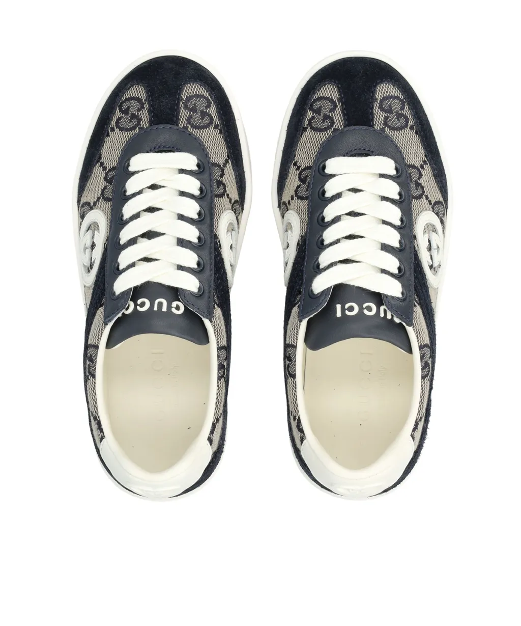 Gucci Kids G74 Lace-Up Sneakers