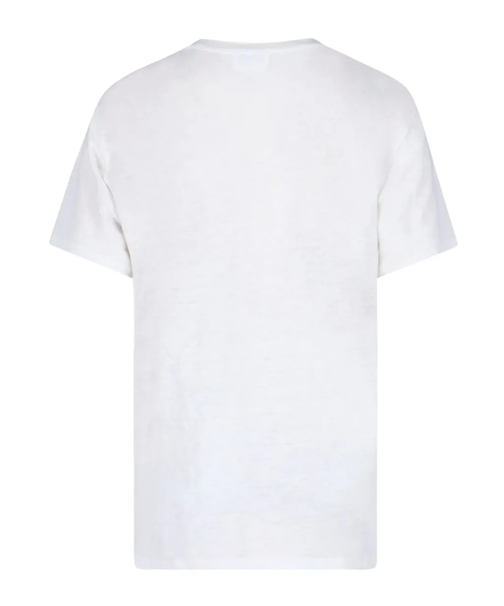 Isabel Marant ÉToile Zewel Logo Printed Crewneck T-Shirt